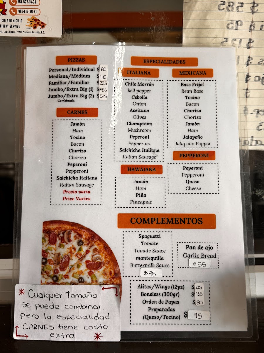 Marantony'z Pizza Menu - Image 5